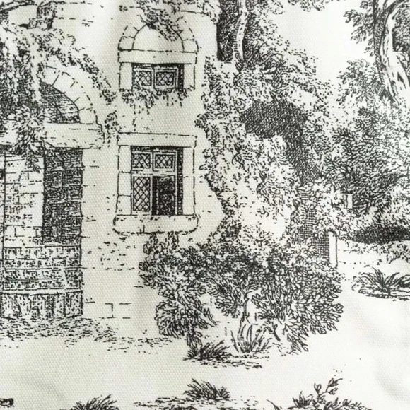 Insulated Toile Curtain Pairs With Rod Pocket And Back Tabs - Picture 3 of 7